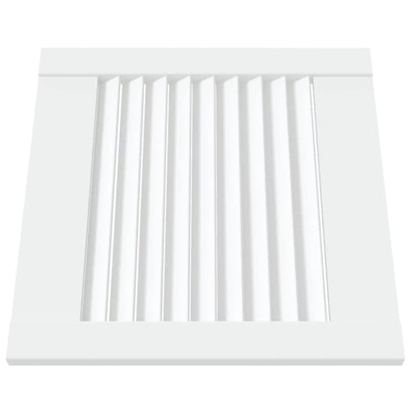 vidaXL Kaapin ovi säleikkömuotoilu valkoinen 39,5x39,4 cm täysi mänty