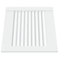 Miniatyrbilde 4 av 7: vidaXL Skapdør lamelldesign hvit 39,5x39,4 cm heltre furu