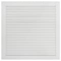 Miniatyrbilde 1 av 7: vidaXL Skapdør lamelldesign hvit 39,5x39,4 cm heltre furu
