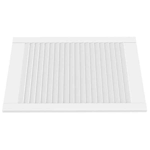 vidaXL skabslåger 2 stk. 69x49,4 cm lameldesign massivt fyr hvid