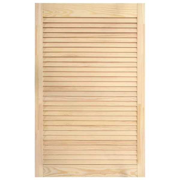 vidaXL skabslåge 99,3x59,4 cm lameldesign massivt fyrretræ