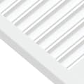 Miniatyrbild 5 av 7: vidaXL Skåpluckor lamelldesign 2 st vit 39,5x49,4 cm massiv furu