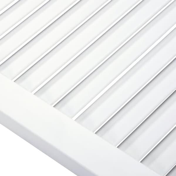 vidaXL Skåpluckor lamelldesign 2 st vit 99,3x49,4 cm massiv furu