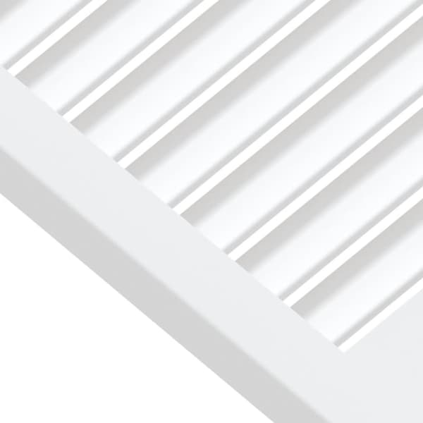 vidaXL Skåpluckor lamelldesign 4 st vit 61,5x39,4 cm massiv furu