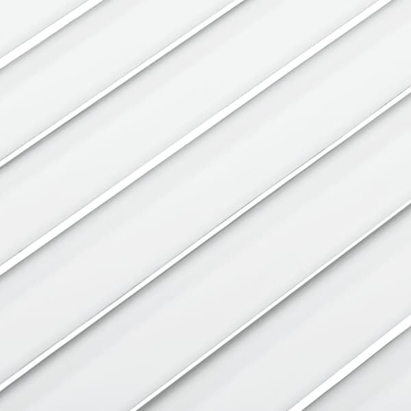 vidaXL Skåpluckor lamelldesign 4 st vit 61,5x39,4 cm massiv furu