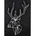 Miniatyrbild 1 av 3: String Art Box - Blackboard Deer wire art 30 x 22 cm