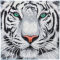 Miniatyrbild 1 av 4: Tavla Broderi Diamant Kristalkonst 30x30cm Snöleopard