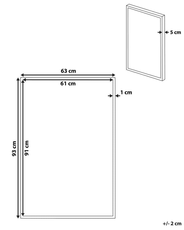 Veggbilde Flerfarget Polyester MDF 93 x 63 cm Monsterablad Dekorasjon Tilbehør Veggkunst Moderne Boho