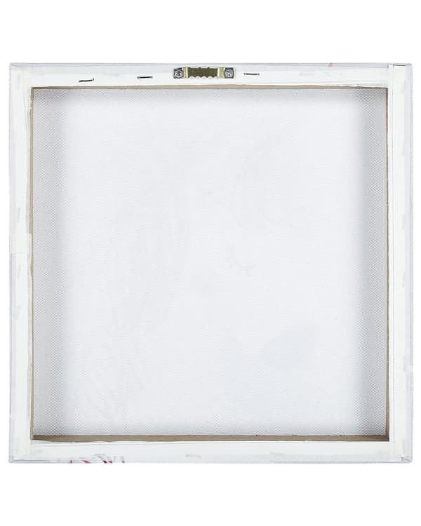 Sett med 3 Veggbilder Lerret Grå Polyester 30 x 30 cm Barnerom
