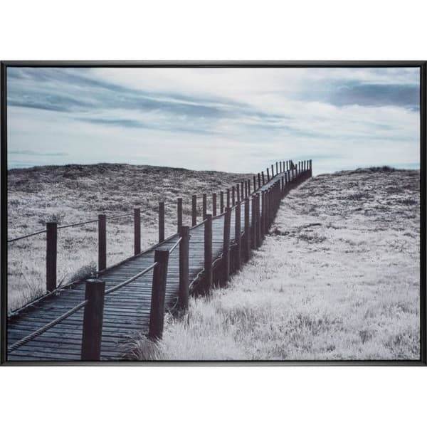 Inramad tryckt duk "resa och fly" 50 x 70 cm Atmosphera - Ponton inramad tryckt duk