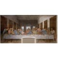 Miniatyrbild 1 av 4: Legendarte - Målning, Canvastavla - Nattvarden Leonardo Da Vinci cm. 50x100