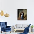 Miniatyrbild 3 av 4: Legendarte - Målning, tryck på duk - Kyssen Francesco Hayez cm. 60x75