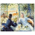 Miniatyrbild 1 av 4: Legendarte - Målning, tryck på duk - Lunch vid floden Pierre Auguste Renoir cm. 50x60