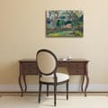 Miniatyrbild 2 av 4: Legendarte - Målning, Canvastavla - Det stora trädet (Te Raau Rahi) Paul Gauguin cm. 60x80