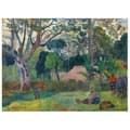 Miniatyrbild 1 av 4: Legendarte - Målning, Canvastavla - Det stora trädet (Te Raau Rahi) Paul Gauguin cm. 60x80