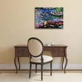 Miniatyrbild 2 av 4: Legendarte - Målning, Tryck på duk - Näckrosor Claude Monet cm. 80x100