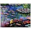 Miniatyrbild 1 av 4: Legendarte - Målning, Tryck på duk - Näckrosor Claude Monet cm. 80x100