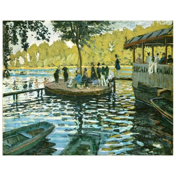 Legendarte - Målning, Canvastavla - La GrenouillÃ¨re Claude Monet cm. 80x100