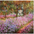 Miniatyrbild 1 av 4: Legendarte - Målning, tryck på duk - Trädgården på Giverny Claude Monet cm. 50x50