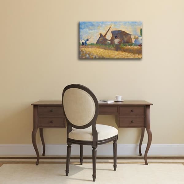 Legendarte - Målning, tryck på duk - The Terrassiers Georges Seurat cm. 50x80
