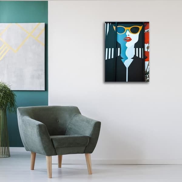 Legendarte - Målning, Tryck på duk - Skugga och Ljus cm. 50x70