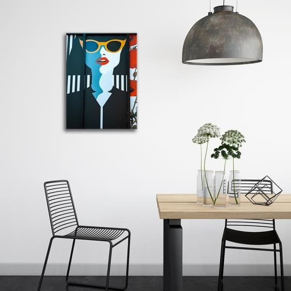 Legendarte - Målning, Tryck på duk - Skugga och Ljus cm. 50x70