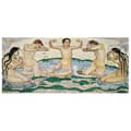 Miniatyrbild 1 av 4: Legendarte - Målning, Tryck på duk - Dagen Ferdinand Hodler cm. 40x90