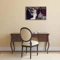 Miniatyrbild 2 av 4: Legendarte - Målning, tryck på duk - Ung flicka vid pianot Paul Cézanne cm. 60x90