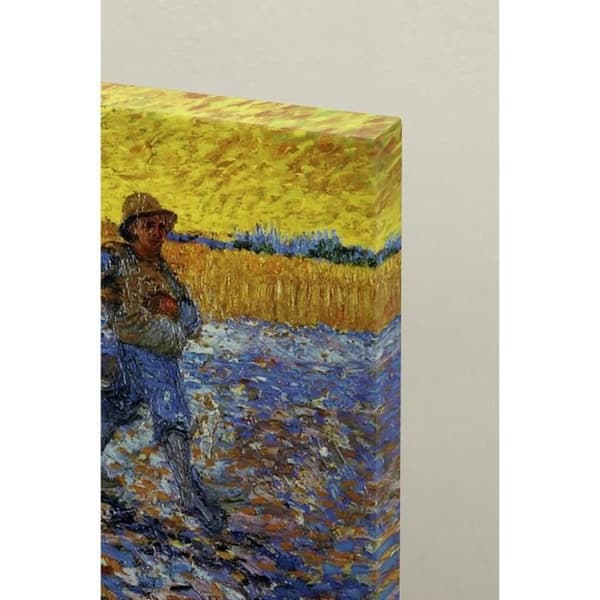 Legendarte Canvastavla - Sådd vid solnedgången - Vincent Van Gogh - P-086 Multi