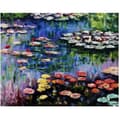 Miniatyrbild 1 av 4: Legendarte - Målning, Tryck på duk - Näckrosor Claude Monet cm. 40x50