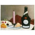 Miniatyrbild 1 av 4: Legendarte - Målning, tryck på duk - Det rosa ljuset (La Bougie Rose) Henri Rousseau cm. 60x80