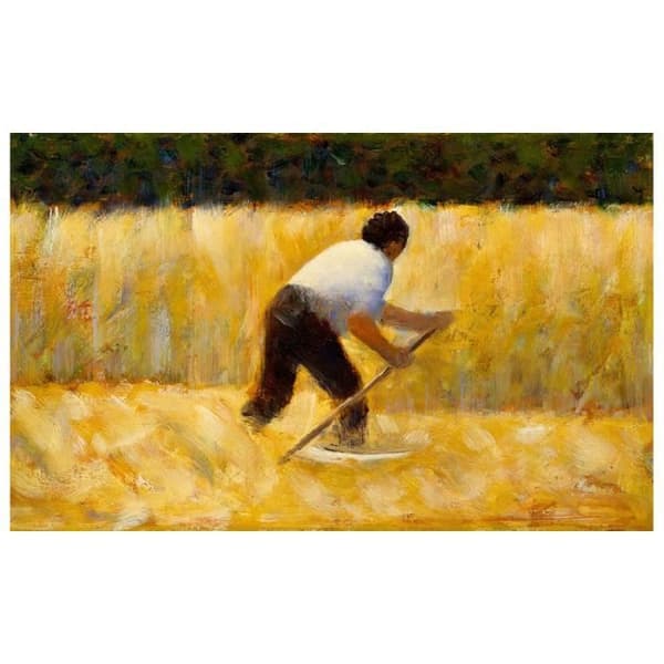 Legendarte - Målning, Tryck på duk - The Reaper - Georges Seurat cm. 50x80