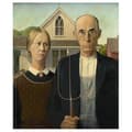 Miniatyrbild 1 av 4: Legendarte - Målning, Tryck på duk - Amerikansk gotik - Grant Wood cm. 60x90