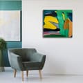 Miniatyrbild 3 av 4: Legendarte - Målning, Tryck på duk - Tjocka linjer cm. 60x60