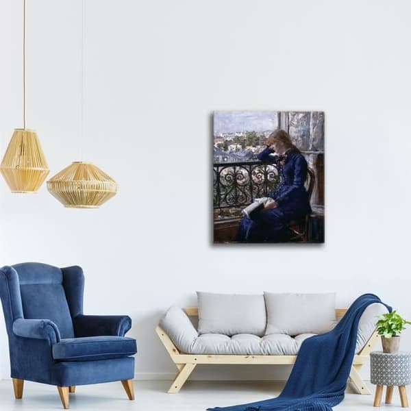 Legendarte - Målning, Tryck på duk - Vid fönstret - Hans Olaf Heyerdahl cm. 50x60