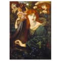 Miniatyrbild 1 av 4: Målning, tryck på duk - The Lady of the Crown - Dante Gabriel Rossetti cm. 60x85