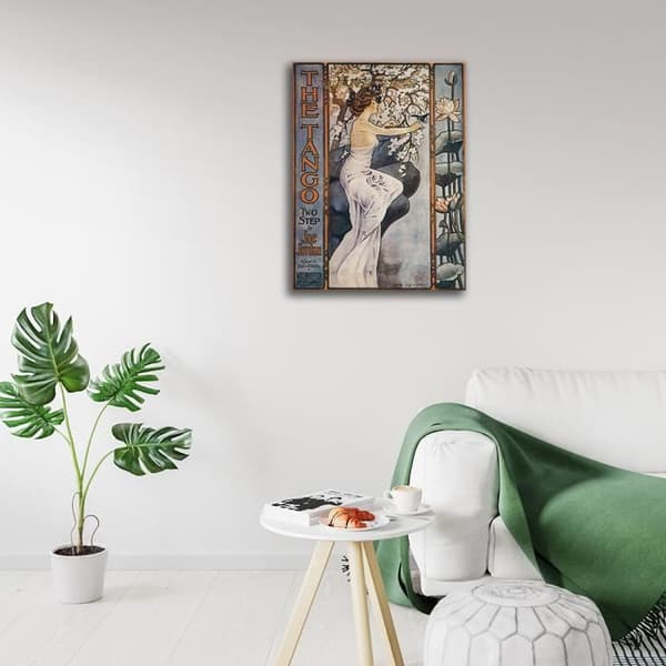 Legendarte - Vintage Music Cover The Tango - Målning, Canvastavla cm. 50x70