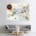 Miniatyrbild 3 av 4: Legendarte - Multi Panel Painting Composition VIII - Wassily Kandinsky cm. 150x200 (12 paneler)