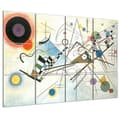 Miniatyrbild 2 av 4: Legendarte - Multi Panel Painting Composition VIII - Wassily Kandinsky cm. 150x200 (12 paneler)