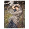 Miniatyrbild 1 av 4: Legendarte - Målning, Tryck på duk - Boreas - John William Waterhouse cm. 50x70