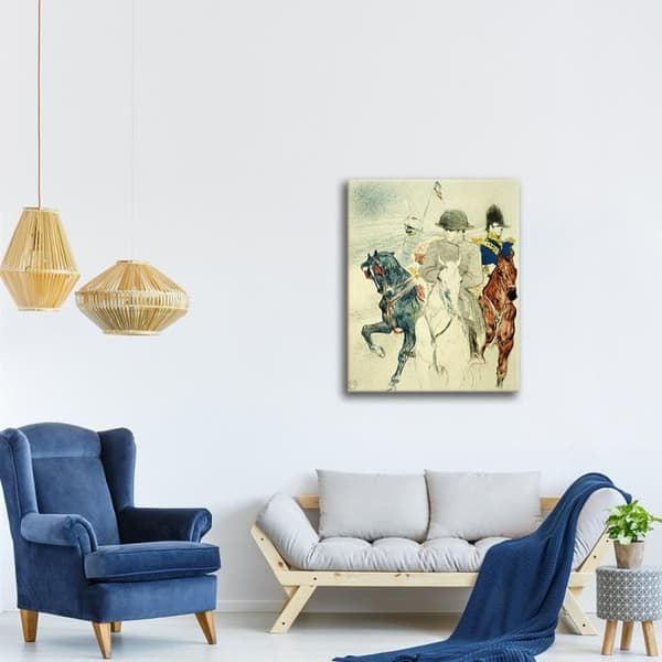 Legendarte - Målning, tryck på duk - Napoleon Henri De Toulouse-Lautrec cm. 60x80