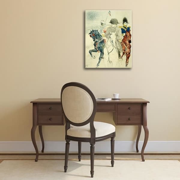 Legendarte - Målning, tryck på duk - Napoleon Henri De Toulouse-Lautrec cm. 60x80