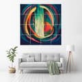 Miniatyrbild 3 av 4: Legendarte - Untitled Multi Panel Painting - Karl Wiener cm. 200x200 (16 paneler)