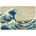 Miniatyrbild 1 av 4: Legendarte - Målning, tryck på duk - The Great Wave Off Kanagawa Katsushika Hokusai cm. 80x120