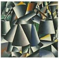 Miniatyrbild 1 av 4: Legendarte - Målning, tryck på duk - Kvinna med hinkar - Kazimir Malevich cm. 60x60