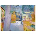 Miniatyrbild 1 av 4: Legendarte - Målning, Tryck på duk - Dekor i Vernon (Terrassen i Vernon) - Pierre Bonnard cm. 60x80