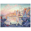 Miniatyrbild 1 av 4: Legendarte - Målning, tryck på duk - Hamnen i Saint Tropez Paul Signac cm. 50x60