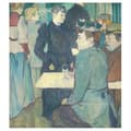 Miniatyrbild 1 av 4: Legendarte - Målning, tryck på duk - Ett hörn av Moulin de la Galette Henri De Toulouse-Lautrec cm. 60x75