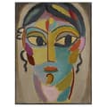 Miniatyrbild 1 av 4: Legendarte - Målning, tryck på duk - Mystiskt huvud - Alexej von Jawlensky cm. 60x80
