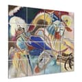 Miniatyrbild 2 av 4: Legendarte - Multi Panel Painting Improvisation No. 30 - Wassily Kandinsky cm. 200x200 (16 paneler)